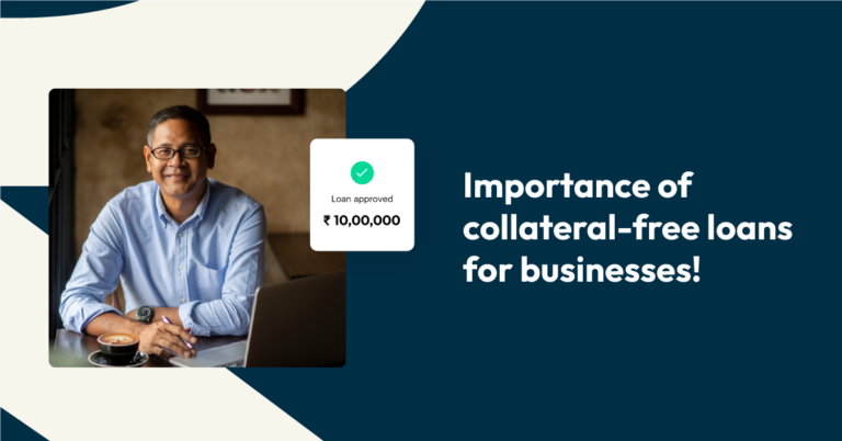 Collateral free business loan